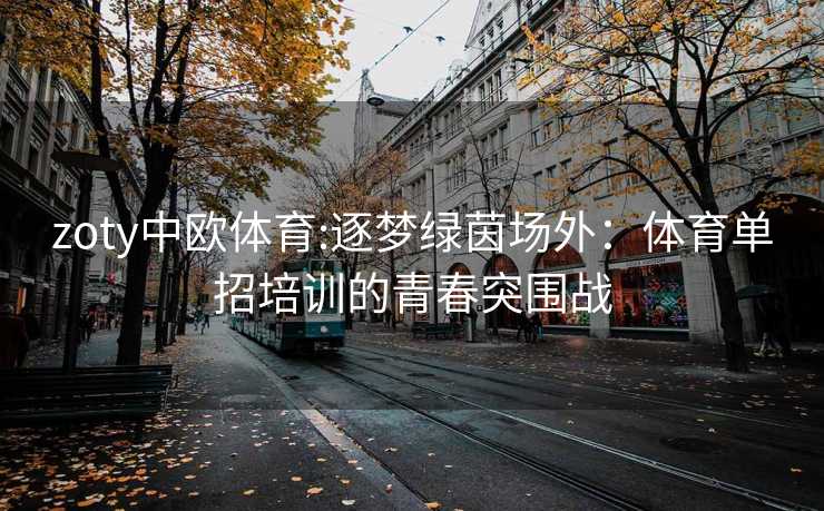 zoty中欧体育:逐梦绿茵场外：体育单招培训的青春突围战