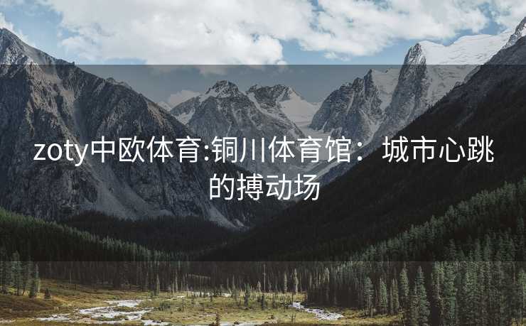 zoty中欧体育:铜川体育馆：城市心跳的搏动场