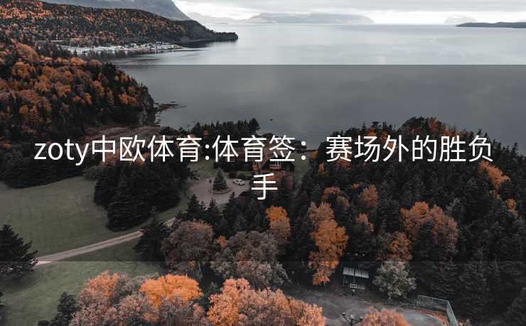 zoty中欧体育:体育签：赛场外的胜负手